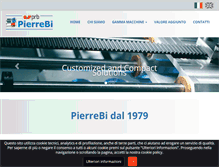 Tablet Screenshot of pierrebi.it